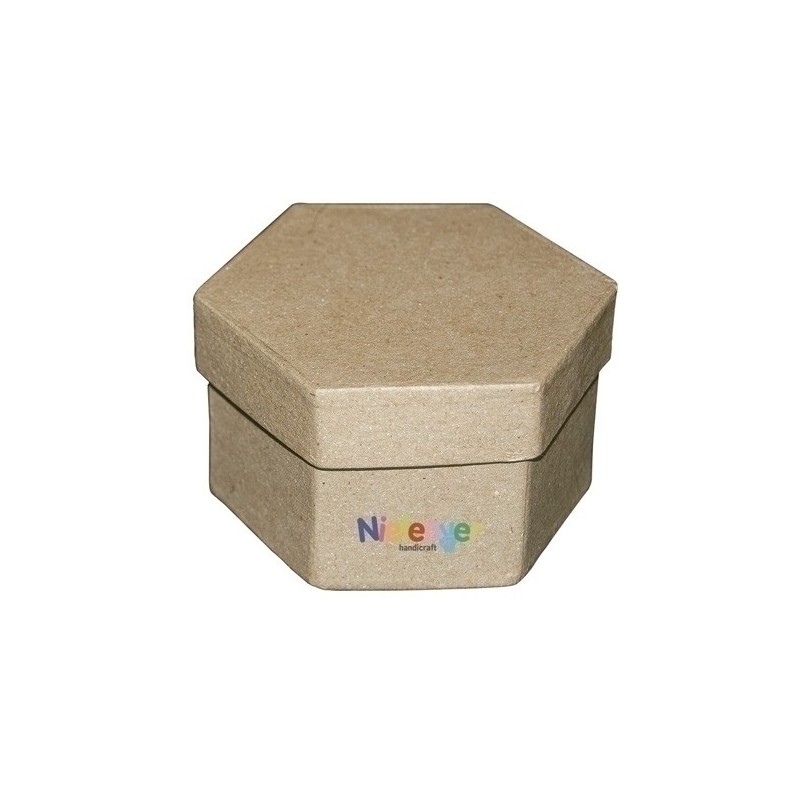 1100115-CAJAS DECORABLES NIEF.CARTON HEXAGONALES precio por 1 unidades