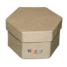 1100115-CAJAS DECORABLES NIEF.CARTON HEXAGONALES precio por 1 unidades