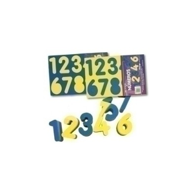 1700132-SELLO ESPONJA  NIEF. 69 mm NUMEROS precio por 1 unidades