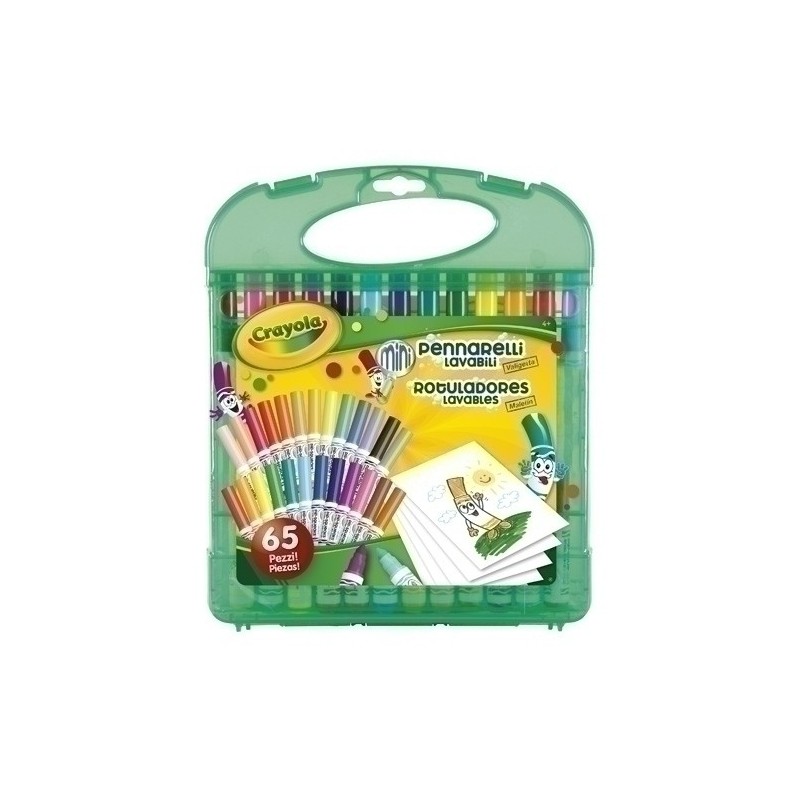04-5227-JUEGO CRAYOLA MALETIN ROTULADORES LAVABL precio por 1 unidades