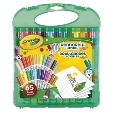 04-5227-JUEGO CRAYOLA MALETIN ROTULADORES LAVABL precio por 1 unidades