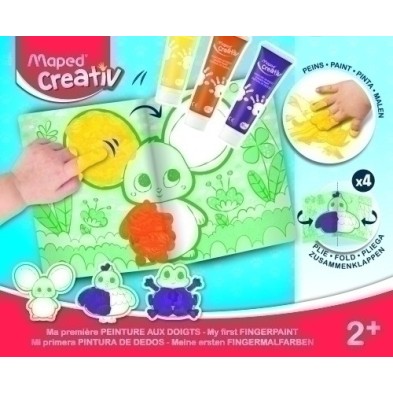 907043-MAPED CREATIVE EARLY AGE PINT. DEDOS precio por 1 unidades