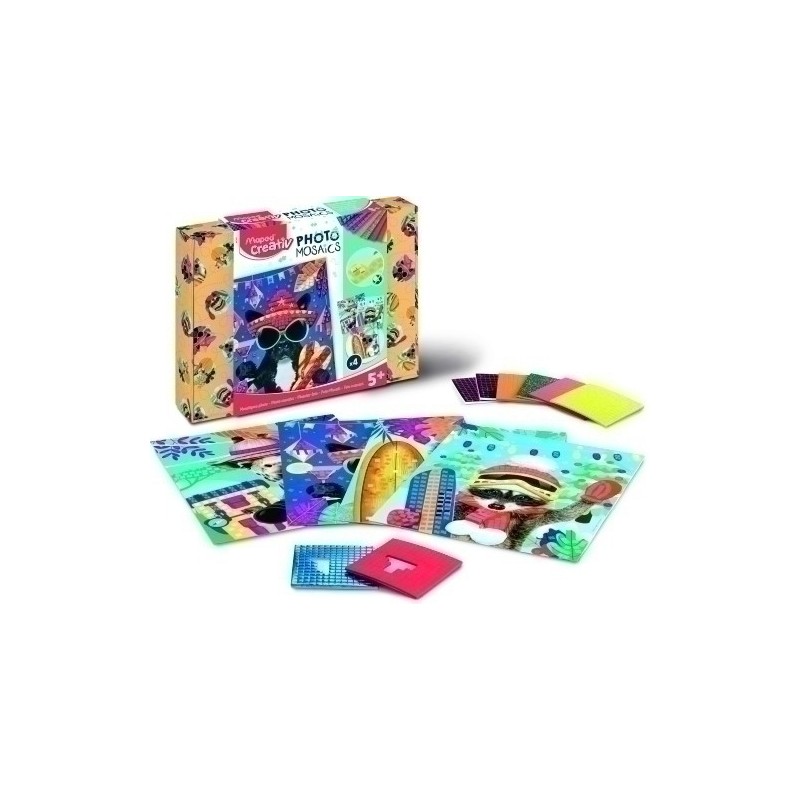 907051-MAPED CREATIVE MOSAICO ADVENTURE ANIMALS precio por 1 unidades