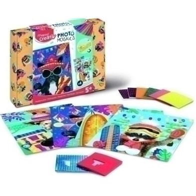 907051-MAPED CREATIVE MOSAICO ADVENTURE ANIMALS precio por 1 unidades