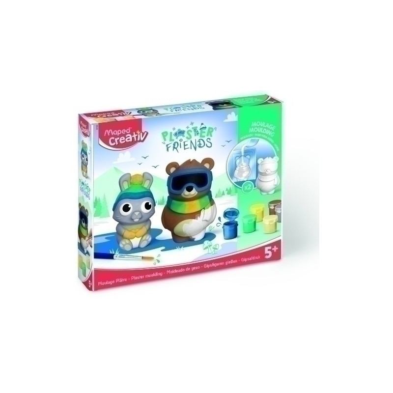 907208-MAPED CREATIVE PLASTER FRIENDS INVIERNO precio por 1 unidades