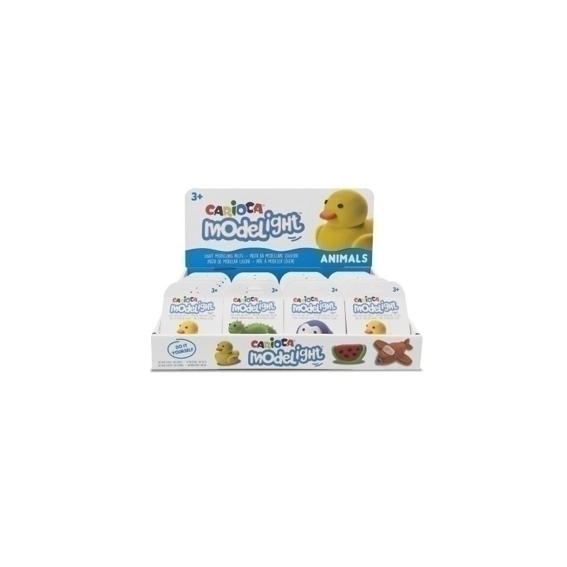 43308-PASTA MODELAR CARIOCA MODELIGHT ANIMAL precio por 1 unidades