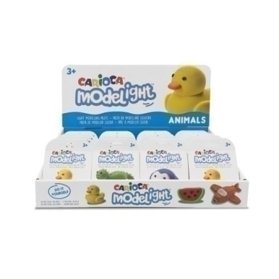 43308-PASTA MODELAR CARIOCA MODELIGHT ANIMAL precio por 1 unidades