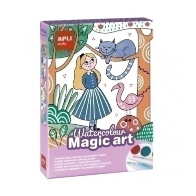 18823-KIT APLI KIDS WATERCOLOUR MAGIC ART precio por 1 unidades