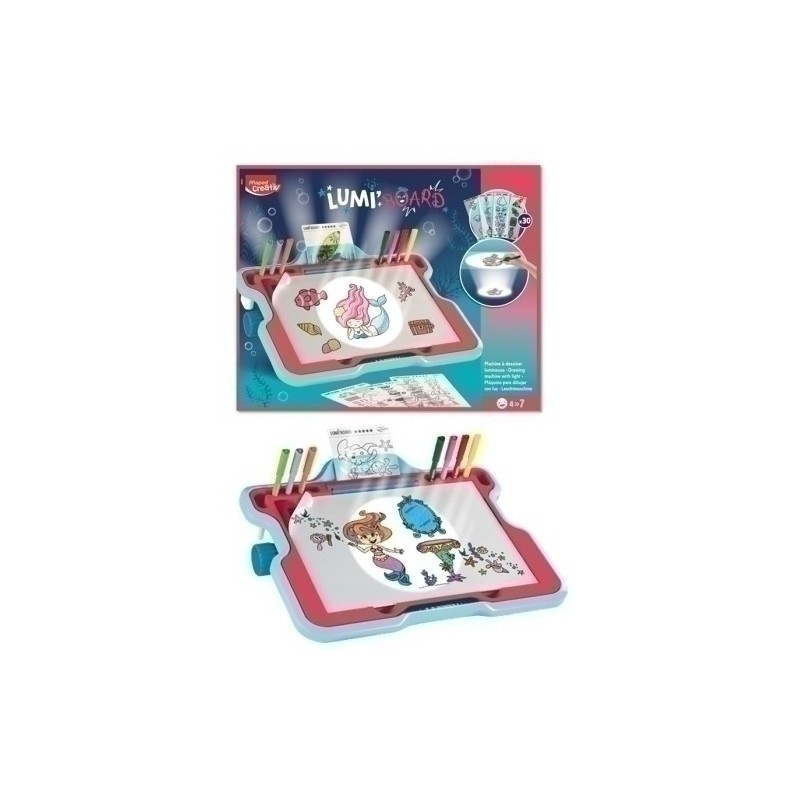 904101-MAPED CREATIV LUMI BOARD-MAR precio por 1 unidades