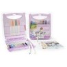 25-5239-JUEGO CRAYOLA MALETIN ROTULADORES C/65 precio por 1 unidades
