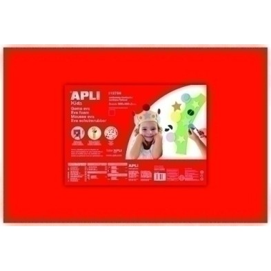 12756-GOMA EVA APLI 40x60 ROJO P/5 precio por 1 unidades