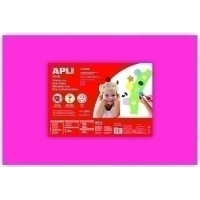 12757-GOMA EVA APLI 40x60 ROSA P/5 precio por 1 unidades