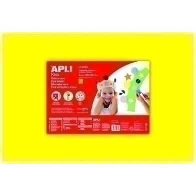 12760-GOMA EVA APLI 40x60 AMARILLO P/5 precio por 1 unidades