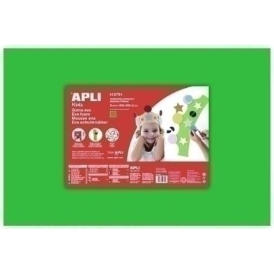 12761-GOMA EVA APLI 40x60 VERDE P/5 precio por 1 unidades