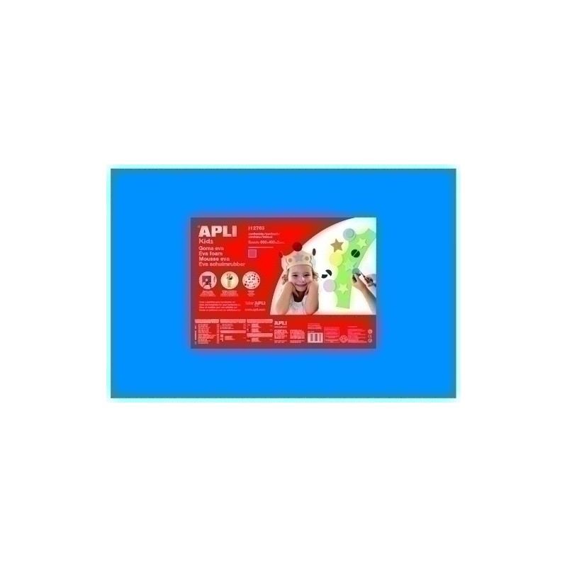 12763-GOMA EVA APLI 40x60 AZUL P/5 precio por 1 unidades