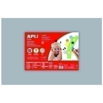 12765-GOMA EVA APLI 40x60 GRIS P/5 precio por 1 unidades