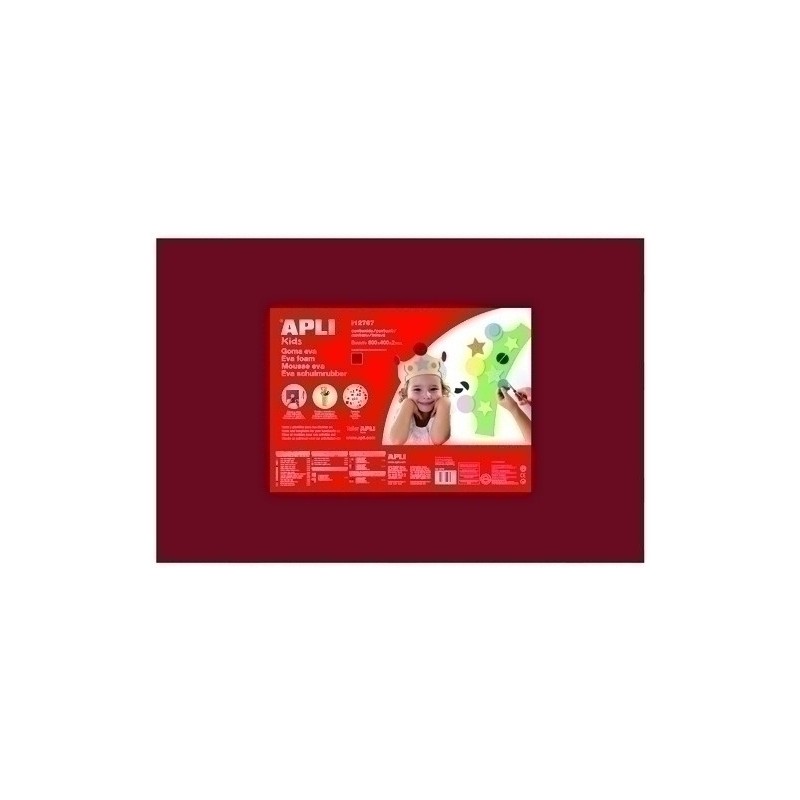 12767-GOMA EVA APLI 40x60 MORADO P/5 precio por 1 unidades
