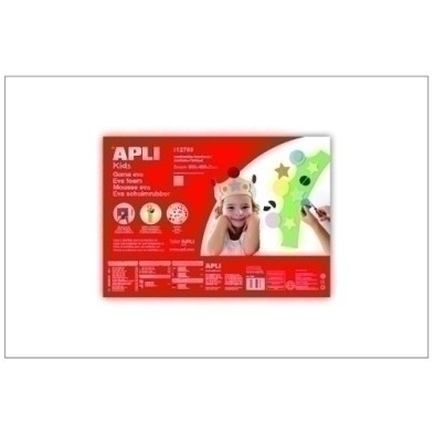 12769-GOMA EVA APLI 40x60 BLANCO P/5 precio por 1 unidades