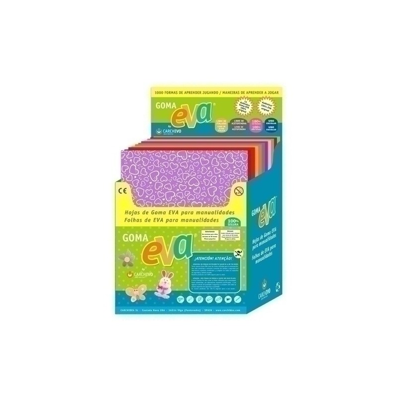 41009800-GOMA EVA CARCH.EST.HOJA 45x60 EXP. 140 precio por 1 unidades