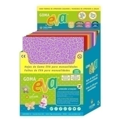 41009800-GOMA EVA CARCH.EST.HOJA 45x60 EXP. 140 precio por 1 unidades