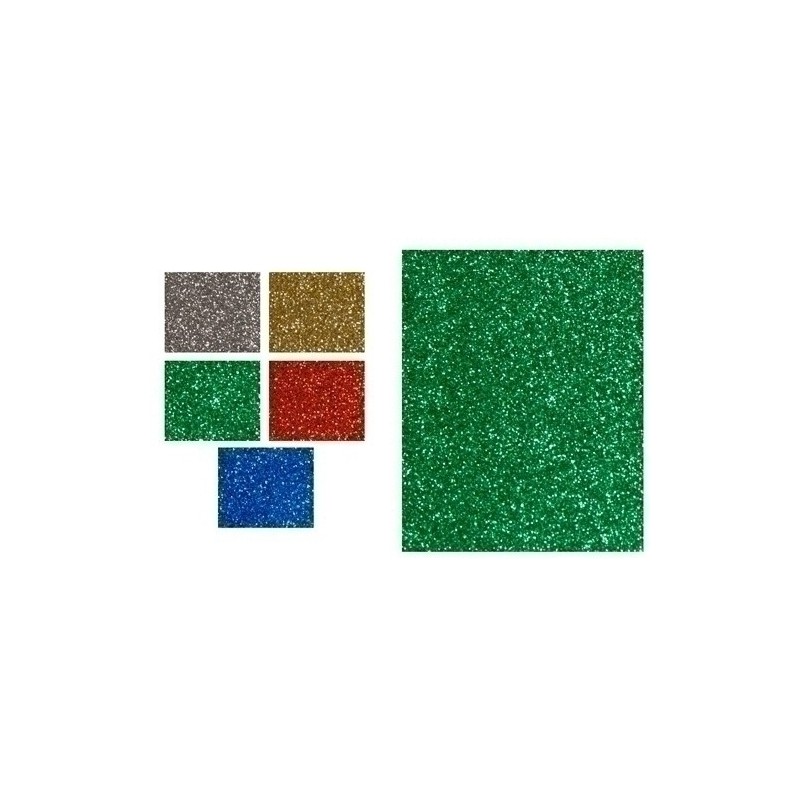 68000375-GOMA EVA FIXO 22x30 PURPURINA PLATA P/5 precio por 1 unidades