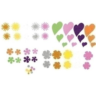 68002200-GOMA EVA FIXO ADHES. PURP. FLORES Y CORA precio por 1 unidades