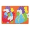 5028/68003200-GOMA EVA FIXO PUZZLE 23x32 SISTEMA CARDI precio por 1 unidades