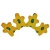 68006100-PINZAS SMART MADERA FLORES AMAR. PACK 4 precio por 1 unidades
