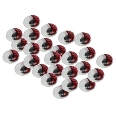 68012500-OJOS MOVILES SMART ROJO 18 mm. PACK de 2 precio por 1 unidades