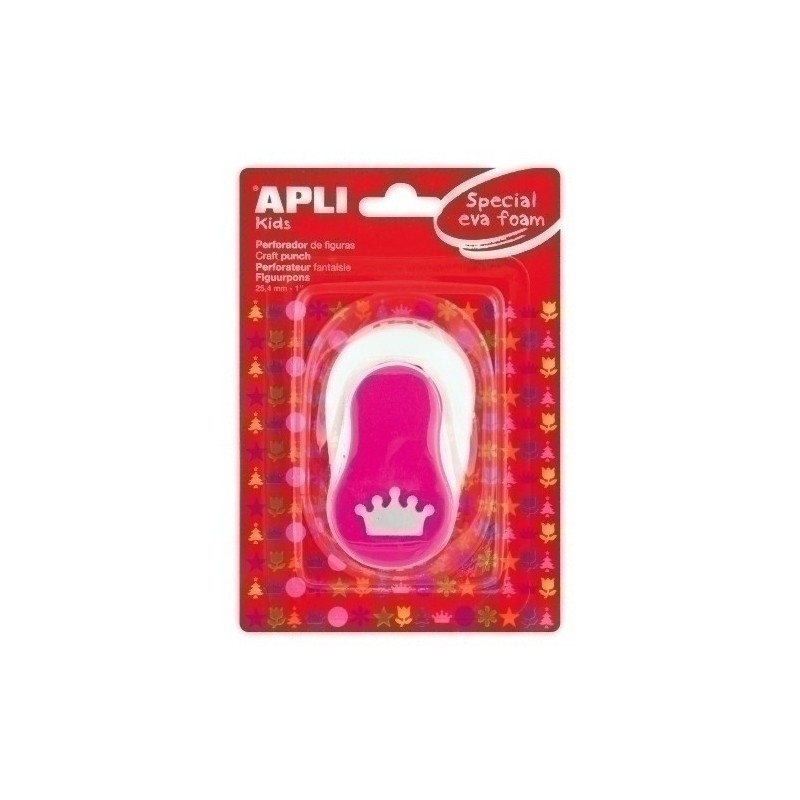 13300-TALADRO GOMA EVA APLI CORONA ROSA precio por 1 unidades