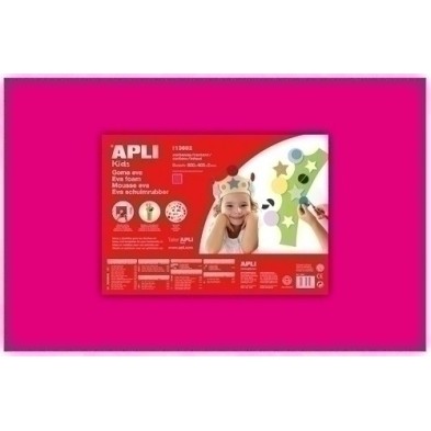 13692-GOMA EVA APLI 40x60 FUCSIA P/5 precio por 1 unidades