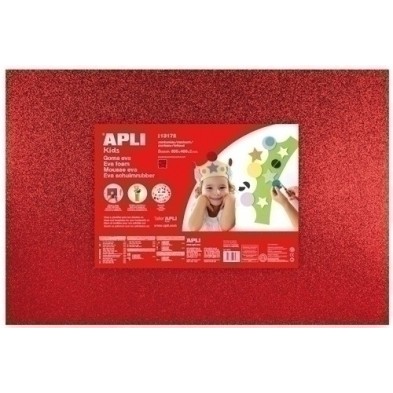 13172-GOMA EVA APLI 40x60 PURPUR. ROJ P/3 precio por 1 unidades