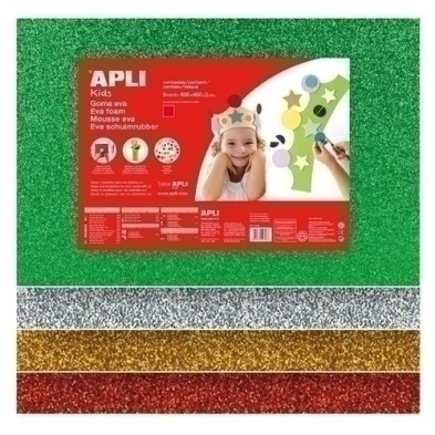 13436-GOMA EVA  APLI HOJA 40x60 PURPUR.5 hj precio por 1 unidades