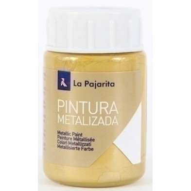 125322-PINTURA LX.PAJARITA MT.35 ml ORO R.ME-03 precio por 6 unidades