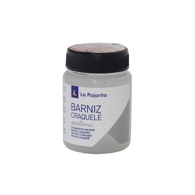 152516-BARNIZ PAJARITA CRAQUELE al AGUA 75 ml precio por 6 unidades
