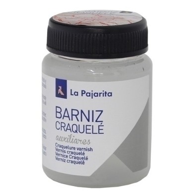 152516-BARNIZ PAJARITA CRAQUELE al AGUA 75 ml precio por 6 unidades
