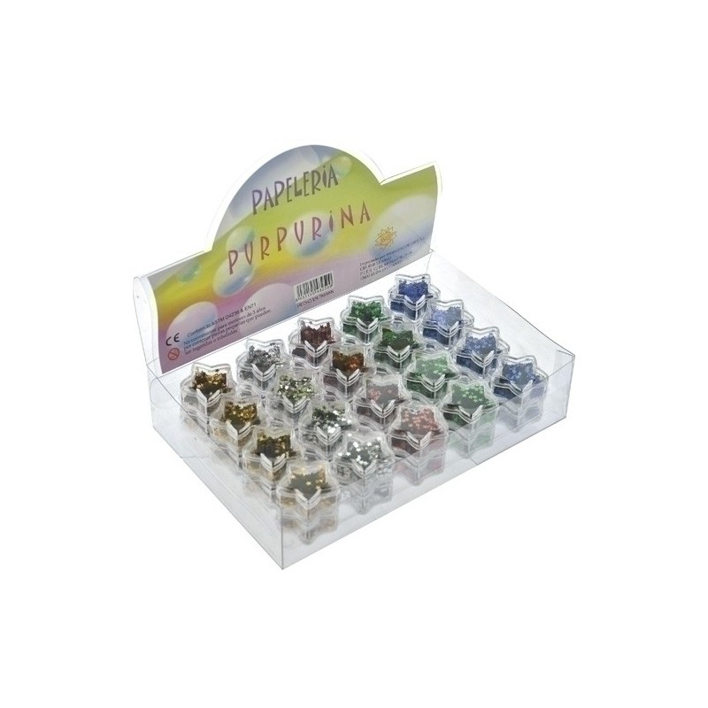 416/48250-PURPURINA ABACO MET.ESTREL. 5 COL.EXP.40 precio por 1 unidades