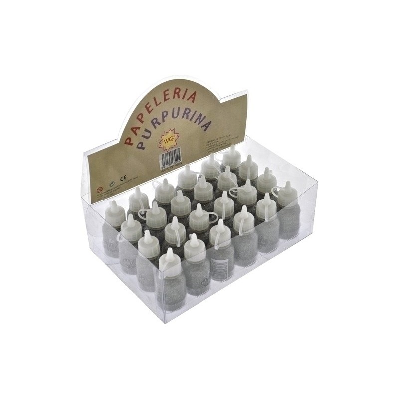 452/48290-PURPURINA ABACO COLA PLATA EXP.24 precio por 1 unidades