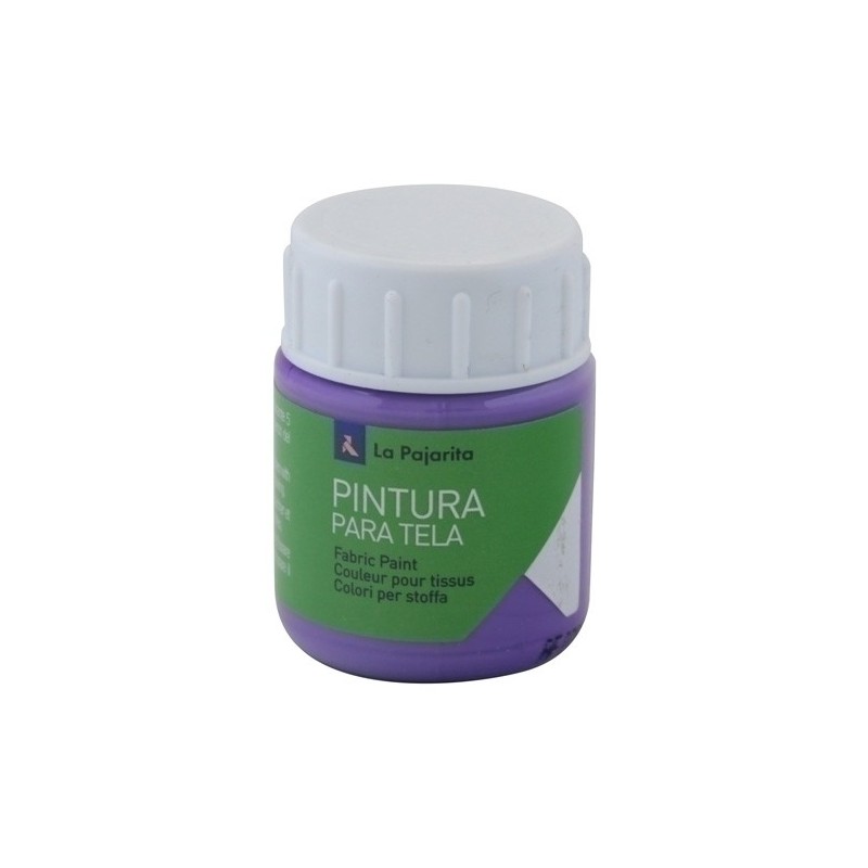 117871-PINTURA TELA PAJARITA 25 ml LILA T-13 precio por 6 unidades