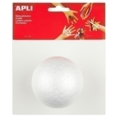 13477-BOLAS POLIESPAN APLI 80 mm. B/1 precio por 5 unidades