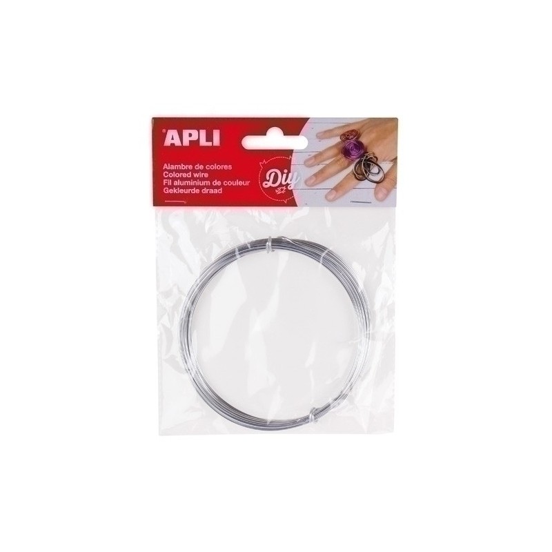 14095-ALAMBRE APLI ø 1.5 mm. PLATA 5 METROS precio por 1 unidades