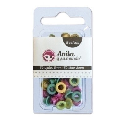 37014399-OJALES 8 mm. SURTIDO P/50 precio por 6 unidades