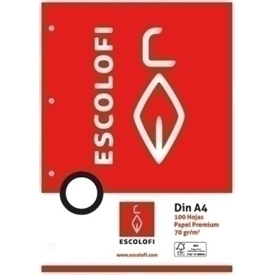 110037004-RECAMBIO ESCOLOFI A4 100h 4 TAL. CD.8 precio por 1 unidades