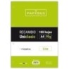 53391300-RECAMBIO PAPYRUS A4 100h 4 TAL.LISO precio por 24 unidades