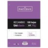 53391500-RECAMBIO PAPYRUS A4 100h 4 TAL.P3.5 C/M precio por 24 unidades