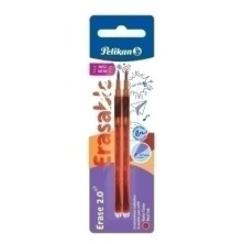 100435980-RECAMBIO PELIKAN ERASE 2.0 ROJO B/2 precio por 1 unidades