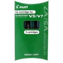 BXS-IC-G-RECAMBIO PILOT V-5 RECARGABLE VERDE B/3 precio por 12 unidades