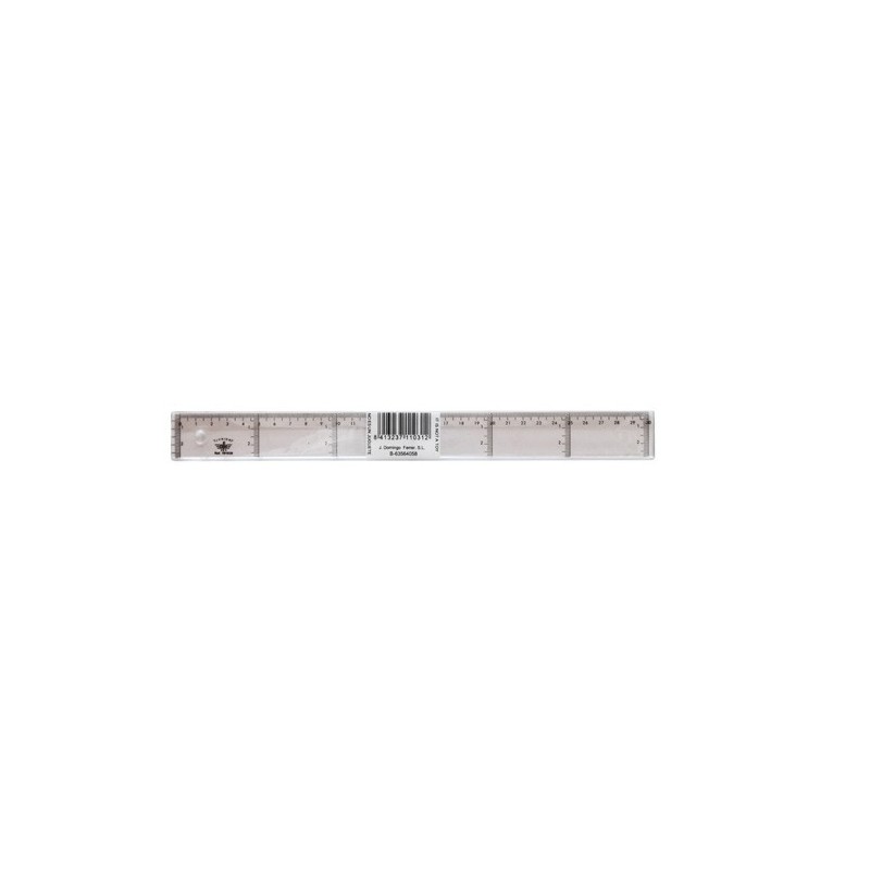 101030-REGLAS CRISTAL 30 CTM. precio por 20 unidades