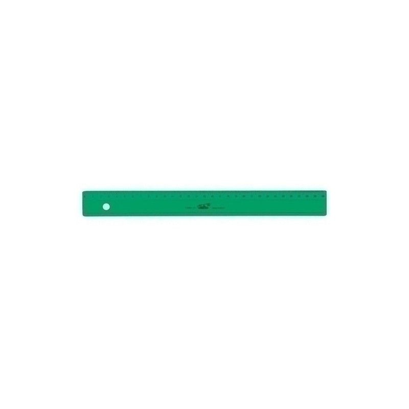 800030-REGLA SAFTA 30 CENTIMETROS VERDE precio por 20 unidades