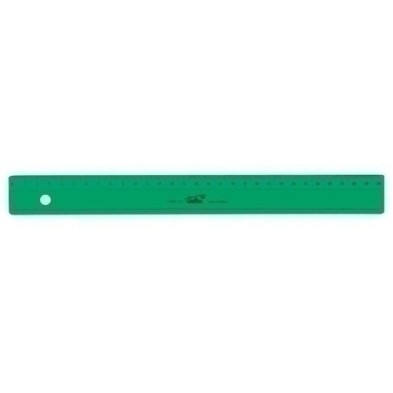 800030-REGLA SAFTA 30 CENTIMETROS VERDE precio por 20 unidades